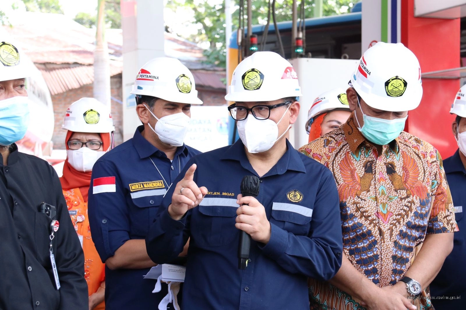 Peresmian SPBG Penggaron dan Mangkang di Semarang, Jawa Tengah