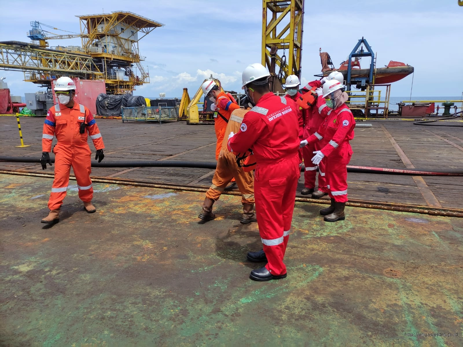 Management Walkthrough (MWT) ke PT Pertamina Hulu Energi  Offshore Southeast Sumatera (OSES)