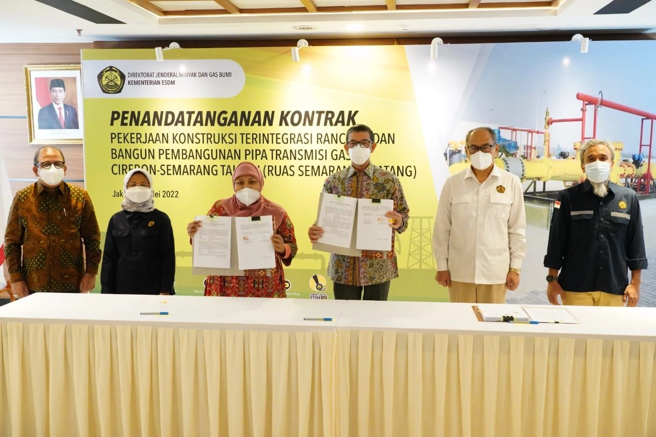 Kontrak Pembangunan Pipa Cisem Tahap I Senilai Rp1,17 T Diteken, Penguatan Ekonomi Kawasan Jawa Tengah dan Jawa Timur